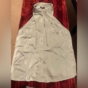 Shein- TRENDY size xl nwt sage green button down shirt